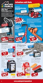 Aktueller Sonderpreis Baumarkt Prospekt mit Kettensäge, "… da, wo du immer richtig liegst!", Seite 2