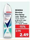 Aktuelles Nonstop Deo-Spray oder -Roll-on Angebot bei Kaufland in Dresden ab 2,49 €