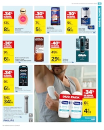 Prix et réduction Rasoir dans le prospectus Carrefour Market en cours Offre Rasoir dans le catalogue Carrefour Market du moment à la page 47