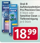 Aufsteckzahnbürsten Pro Precision Clean von Oral-B im aktuellen Rossmann Prospekt für 18,99 €