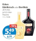 Eierlikör im V-Markt Prospekt Edelkirsch oder Eierlikör von Eckes im aktuellen V-Markt Prospekt für 5,49 €