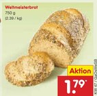 Aktuelle Brötchen Angebote bei Netto Marken-Discount in Bremerhaven Aktuelles Weltmeisterbrot Angebot bei Netto Marken-Discount in Bremerhaven ab 1,79 €