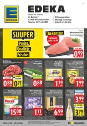 Milka im EDEKA Prospekt in Wermelskirchen Aktueller EDEKA Prospekt mit Milka, "Aktuelle Angebote", Seite 1