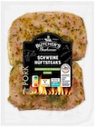 Schweine-Hüftsteaks im REWE Prospekt Schweine-Hüftsteaks von Butcher's Barbecue im aktuellen REWE Prospekt für 2,79 €
