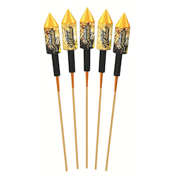 Raketen-Sortiment Golden Hero