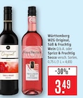 Original Süß & Fruchtig Wein Q.b.A. im Angebot bei Marktkauf in Schwäbisch Gmünd Original Süß & Fruchtig Wein Q.b.A. Angebote von Württemberg WZG bei Marktkauf Schwäbisch Gmünd für 3,49 €