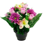 Coupe Gerbera Orchidee Fleurs Artificiels en promo chez Auchan Hypermarché Créteil à 7,99 €