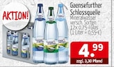 Mineralwasser Angebote von Gaensefurther Schlossquelle bei Getränke Quelle WVG Magdeburg für 4,99 €