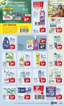 Waschmittel im aktuellen combi Prospekt (Hannover) Waschmittel im combi Prospekt "Markt - Angebote" mit 39 Seiten (Hannover)