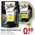 Katzennahrung im Angebot bei E center in Dreieich Katzennahrung Angebote von Sheba bei E center Dreieich für 0,49 €