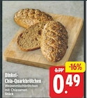 Dinkel-Chia-Quarkbrötchen für 0,49 € bei E center im Angebot Dinkel-Chia-Quarkbrötchen im aktuellen E center Prospekt