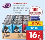 Netto Marken-Discount Speichersdorf - Katzennahrung Angebot im Prospekt Katzennahrung bei Netto Marken-Discount im Speichersdorf Prospekt für 16,00 €