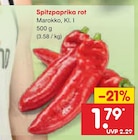 Aktuelle Paprika Angebote bei Netto Marken-Discount in Paderborn Aktuelles Spitzpaprika rot Angebot bei Netto Marken-Discount in Paderborn ab 1,79 €