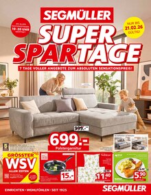 Pfanne im Segmüller Prospekt "Super Spartage" mit 6 Seiten (Ulm)