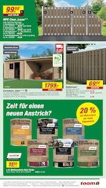 Zaun im toom Baumarkt Prospekt in Erkrath Aktueller toom Baumarkt Prospekt mit Zaun, "Respekt, wer's selber macht.", Seite 17