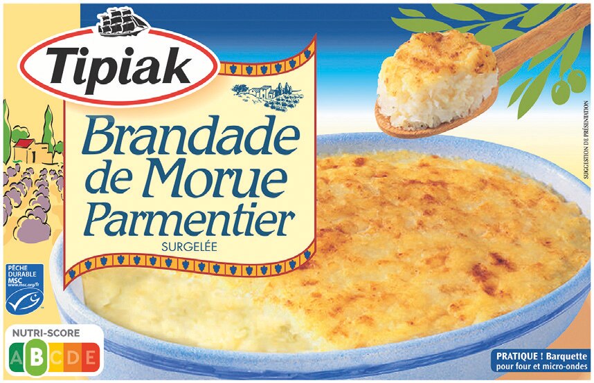 TIPIAK Brandade de morue parmentier