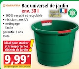 Norma Riedisheim - Promo Bac universel de jardin env. 30 l Promo Bac universel de jardin env. 30 l à 9,99 € dans le catalogue Norma à Riedisheim