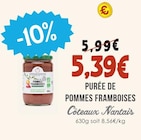 Purée de Pommes Framboises - Coteaux Nantais à 5,39 € dans le catalogue Naturalia