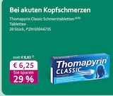 mea - meine apotheke - Thomapyrin Classic Schmerztabletten Angebot im Prospekt Thomapyrin Classic Schmerztabletten bei mea - meine apotheke im Prospekt "" für 6,25 €