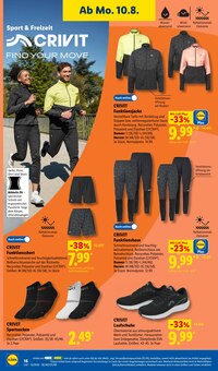 Herrenjacke Angebot im Lidl Prospekt, gültig von 10.08.2026 bis 15.08.2026 Herrenjacke Angebot im aktuellen Lidl Prospekt auf Seite 34