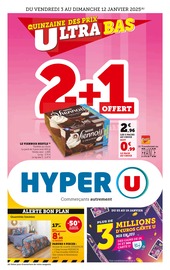 Catalogue Hyper U en cours à Draguignan, "LA QUINZAINE DES PRIX ULTRA BAS", Page 1