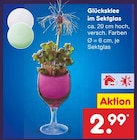 Glücksklee im Sektglas Angebote bei Netto Marken-Discount Stuttgart für 2,99 €
