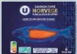Saumon Atlantique Fumé Norvège - U - U Express à La Roche-sur-Yon Saumon Atlantique Fumé Norvège - U en promo chez U Express La Roche-sur-Yon à 7,72 €