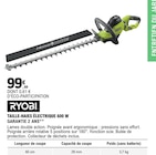 Taille-haies électrique 600 w - Ryobi en promo chez E.Leclerc Taille-haies électrique 600 w - Ryobi dans le catalogue E.Leclerc