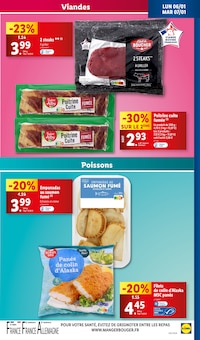 Promo Saumon Fumé dans le catalogue Lidl du moment à la page 33