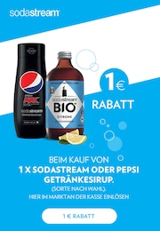sodastream Prospekt für Dessau-Roßlau mit 3 Seiten sodastream Prospekt für Dessau-Roßlau: "1€ Rabatt", 3 Seiten, 15.06.2022 - 14.07.2022
