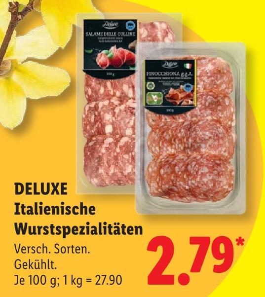 Italienische Wurstspezialitäten