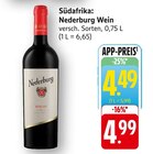 Wein Angebote von Nederburg bei EDEKA Rastatt für 4,49 €