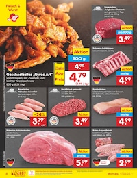 Netto Marken-Discount Schweinefilet im Prospekt 