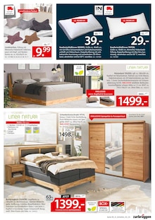 Kissen im Zurbrüggen Prospekt "SCHLAFEN SPEZIAL" mit 12 Seiten (Bottrop)