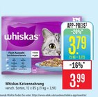 Katzennahrung Angebote von Whiskas bei Marktkauf Göppingen für 3,79 €