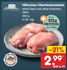Aktuelle Grillfleisch Angebote bei Netto Marken-Discount in Paderborn Aktuelles Hähnchen-Oberkeulensteaks Angebot bei Netto Marken-Discount in Paderborn ab 2,99 €