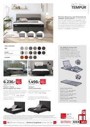 Boxspringbett im XXXLutz Möbelhäuser Prospekt "TEMPUR Fachberatertage" auf Seite 3