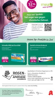 mea - meine apotheke Prospekt Unsere Juni-Angebote mit 4 Seiten