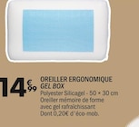 Oreiller Ergonomique Gel Box - La Foir’Fouille à Niort Oreiller Ergonomique Gel Box en promo chez La Foir’Fouille Niort à 14,99 €