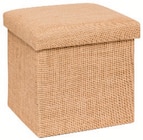 Pouf/coffre 31 x 31 x 31cm - Super U à Rennes Pouf/coffre 31 x 31 x 31cm en promo chez Super U Rennes à 7,99 €
