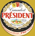 Camembert - PRÉSIDENT en promo chez Intermarché Super Camembert - PRÉSIDENT dans le catalogue Intermarché Super