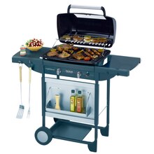 Bricorama St Isidore - Barbecue à gaz Campingaz avec 2 brûleurs 8,2 kW TEXAS L.122 x l.53 x H.112 cm Promo Barbecue à gaz Campingaz avec 2 brûleurs 8,2 kW TEXAS L.122 x l.53 x H.112 cm dans le catalogue Bricorama "Décoration, outillage, jardin" à St Isidore