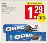 Kekse Angebote von Oreo bei WEZ Löhne für 1,29 €