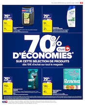 Promos Rasoir dans le catalogue "Carrefour" de Carrefour à la page 69