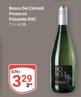 Prosecco Frizzante DOC Angebote von Bosco Dei Cirmioli bei GLOBUS Jena für 3,29 €