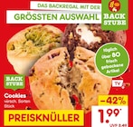 Cookies im Netto Marken-Discount Prospekt Cookies von Backstube im aktuellen Netto Marken-Discount Prospekt für 1,99 €