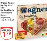 GLOBUS Montabaur - Original Wagner Big City Pizza Angebot im Prospekt Original Wagner Big City Pizza bei GLOBUS im Montabaur Prospekt für 1,79 €