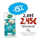 Tofou Nature - Soy dans le catalogue Naturalia