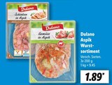 Dulano Aspik Wurst- sortiment im aktuellen Lidl Prospekt
