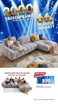 Couch im aktuellen Polstermöbel Fischer Prospekt (Regensburg) Couch im Polstermöbel Fischer Prospekt "JUBILÄUM" mit 27 Seiten (Regensburg)